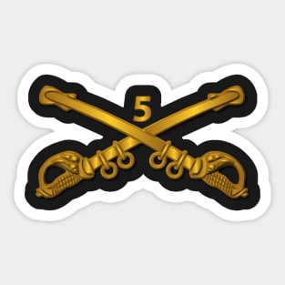 5th Cavalry Branch wo Txt Sticker